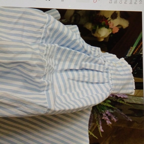 Free People Bexley Cotton Striped Blouse - Picture 4 of 11